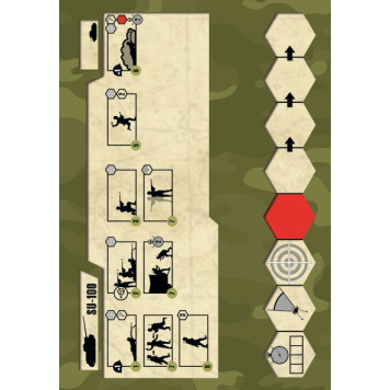 Soviet SU-100 Tank Destroyer Plastic Model Kit 1:100-6