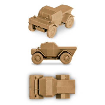 Daimler Mk-I "Dingo" British Armored Car Model Kit-1