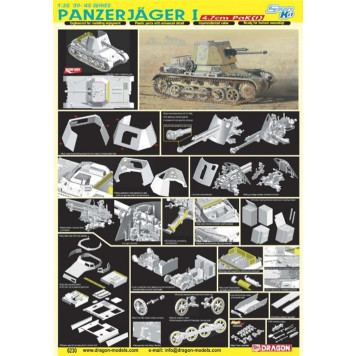 Panzerjager I 4.7cm PaK(t) Assembly Model