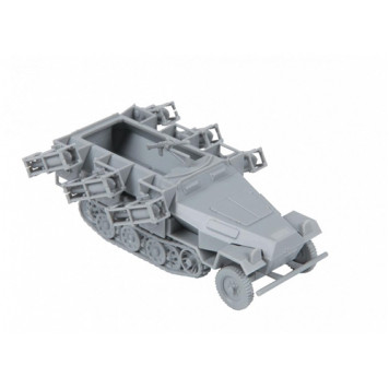 German Armored Personnel Carrier SD.KFZ. 251/1 AUSF.B "Hanomag" with Rocket Launchers-2