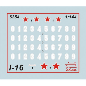 Soviet I-16 Fighter Plane Model Kit-1