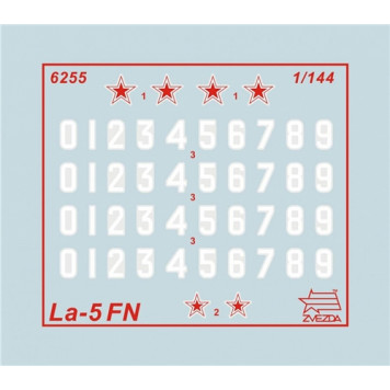 La-5FN Soviet Fighter Plane Model Kit-3