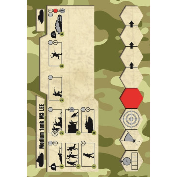 M3 Lee American Medium Tank Plastic Model Kit-6