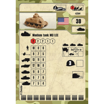 M3 Lee American Medium Tank Plastic Model Kit-5