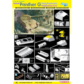 Early Version Panther G Tank Assembly Model