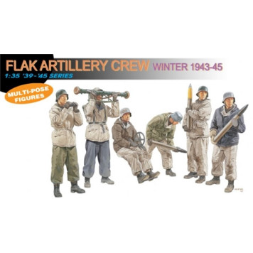 FLAK Artillery Crew Winter 1943-45 Model Kit