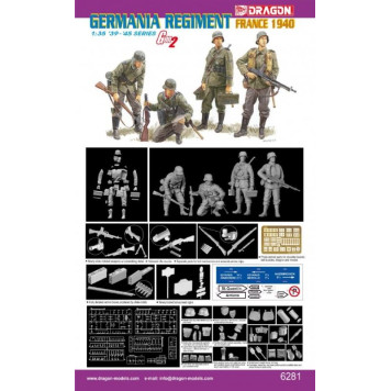 Germania Regiment Soldier Model Kit (France 1940)