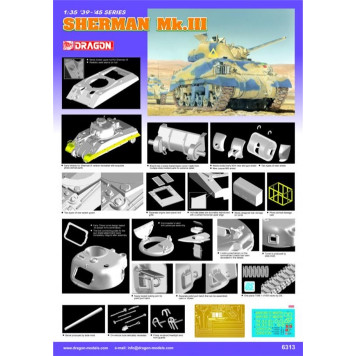 Sherman Mk.III Tank Assembly Model