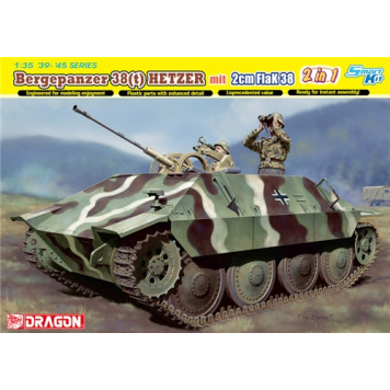 Jagdpanzer 38 Self-Propelled Anti-Aircraft Gun Model Kit