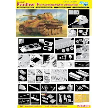 German Panther F Tank Model Kit