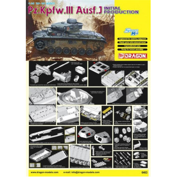 Pz. Kpfw.III Ausf.J Early Production Model Kit