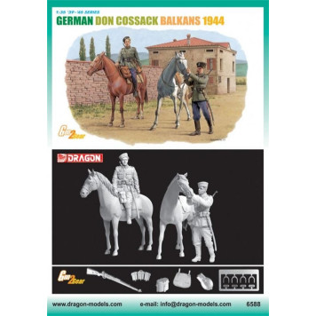German Don Cossack Soldiers 1944 - Collectible Model