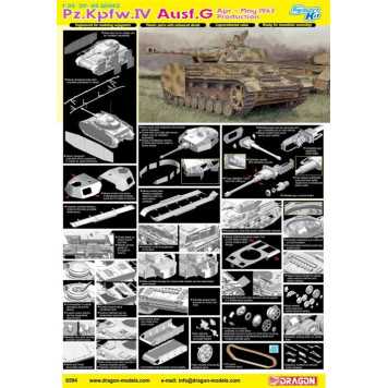 PzIV Ausf.G Tank Model Kit - May to April 1943