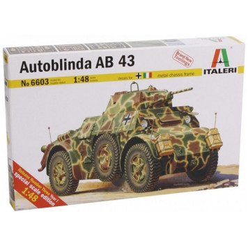 Autoblinda AB 43 Tank Truck Assembly Model