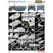 German Sd.Kfz.10 Ausf.A Tractor Model Kit German Sd.Kfz.10 Ausf.A Tractor Model Kit