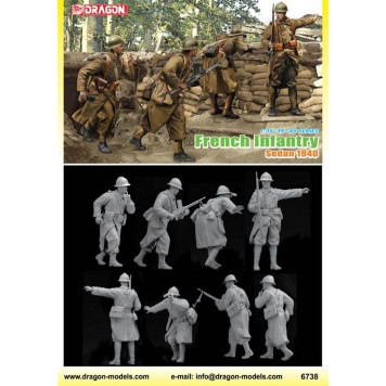 French Infantry Soldier Model Kit 1940