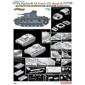 German Pz.III Tank Model Kit (3.7cm) Ausf.G (Ch-W) German Pz.III Tank Model Kit (3.7cm) Ausf.G (Ch-W)