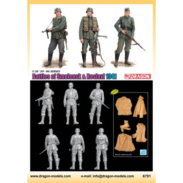 German Infantry Battle of Smolensk and Roslavl 1941 Model Kit