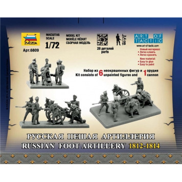 Russian Infantry Artillery 1812-1814 Model Kit-1