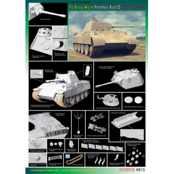 Early Version Pz.Beob.Wg.V Ausf.D Tank Assembly Model