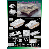 German Panther Ausf.D V2 Tank Model Kit German Panther Ausf.D V2 Tank Model Kit