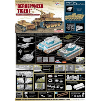 Bergpanzer Tiger I with Borgward IV - Premium Engineering Tank Model