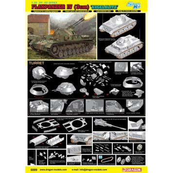 Flakpanzer IV (3cm) &Kugelblitz& Self-Propelled Anti-Aircraft Gun Model Kit