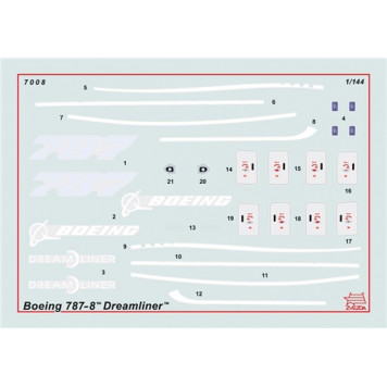 Boeing 787-8 Dreamliner Passenger Airliner Model Kit-4