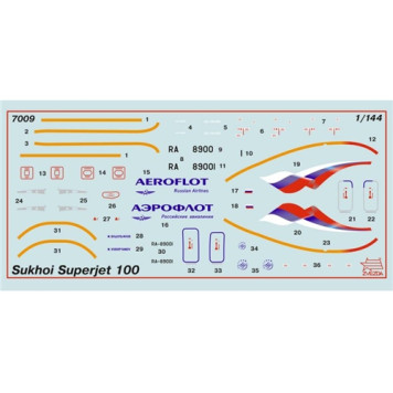 Superjet 100 Regional Passenger Aircraft Model-1
