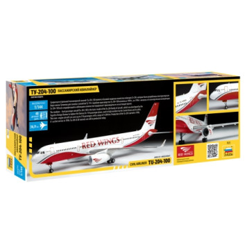 Scale Model Passenger Airliner Tu-204-100-5