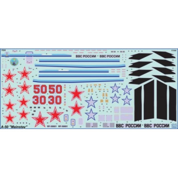 A-50 Russian Long-Range Radar Surveillance Aircraft Model Kit-9