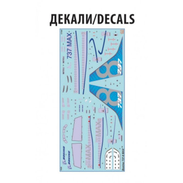 Boeing 737-8 MAX Passenger Airliner Scale Model-3