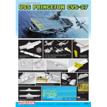 U.S.S. CVS-37 Princeton Aircraft Carrier Model Kit