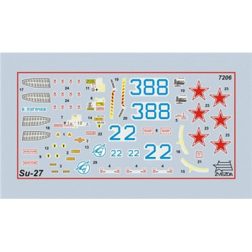 Soviet Air Superiority Fighter SU-27 Scale Model-6