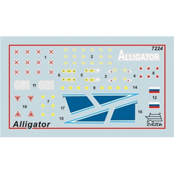 Russian Alligator Combat Helicopter Model Kit-1