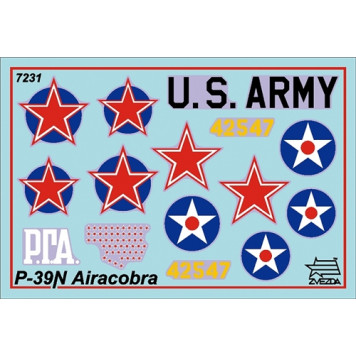 P-39N "Airacobra" Fighter Plane Model Kit-6