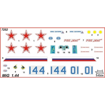 MiG 1.44 MFI Russian Next-Gen Multirole Fighter Model Kit-3