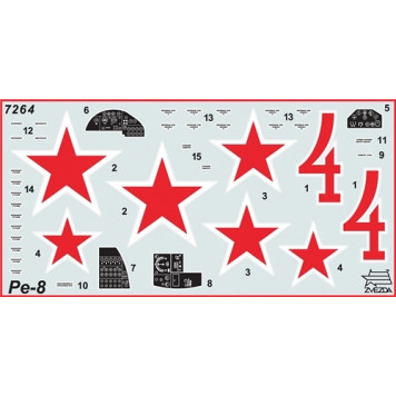 Soviet Long-Range PE-8 Bomber Model Kit-1