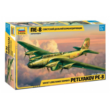 Soviet Long-Range PE-8 Bomber Model Kit