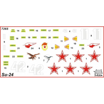 Soviet Su-24 Fencer Frontline Bomber Model Kit-1