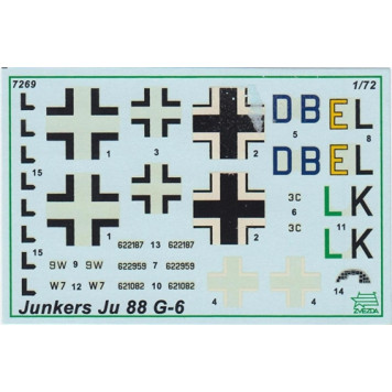 Junkers Ju-88 G6 Heavy Night Fighter Plastic Model Kit-1