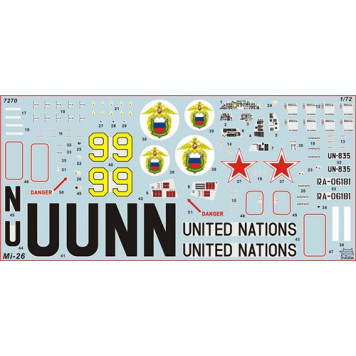 Mi-26 Russian Heavy Transport Helicopter Model Kit-6