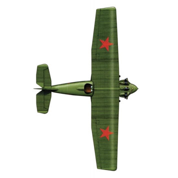 ANT-5 (I-4, I-42) Soviet Fighter Plane Plastic Model Kit-4