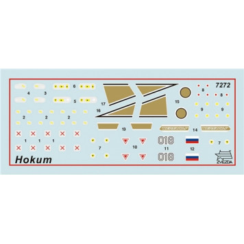 Russian Night Hunter Attack Helicopter Model Kit-3