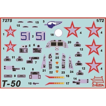 SU-57 Experimental Fighter Jet Plastic Model Kit-1