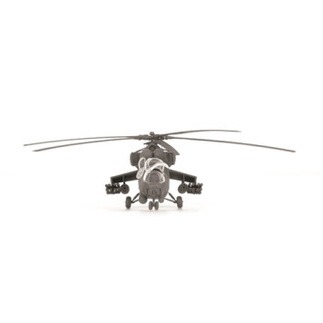 Russian Mi-35M Attack Helicopter Plastic Model Kit-8