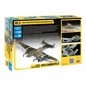 Pe-2 Soviet Dive Bomber Plastic Model Kit-1