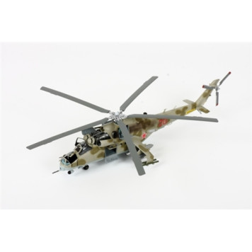 Soviet Mi-24V/VP "Crocodile" Attack Helicopter Plastic Model Kit-16