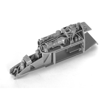 Soviet Mi-24V/VP "Crocodile" Attack Helicopter Plastic Model Kit-7