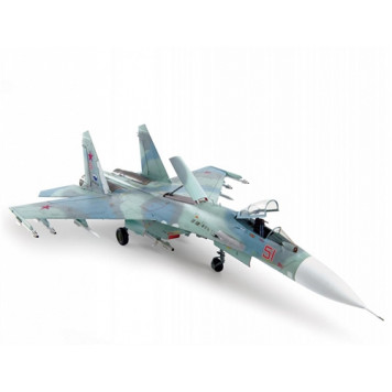 Su-27SM Russian Multirole Air Superiority Fighter Model Kit-4